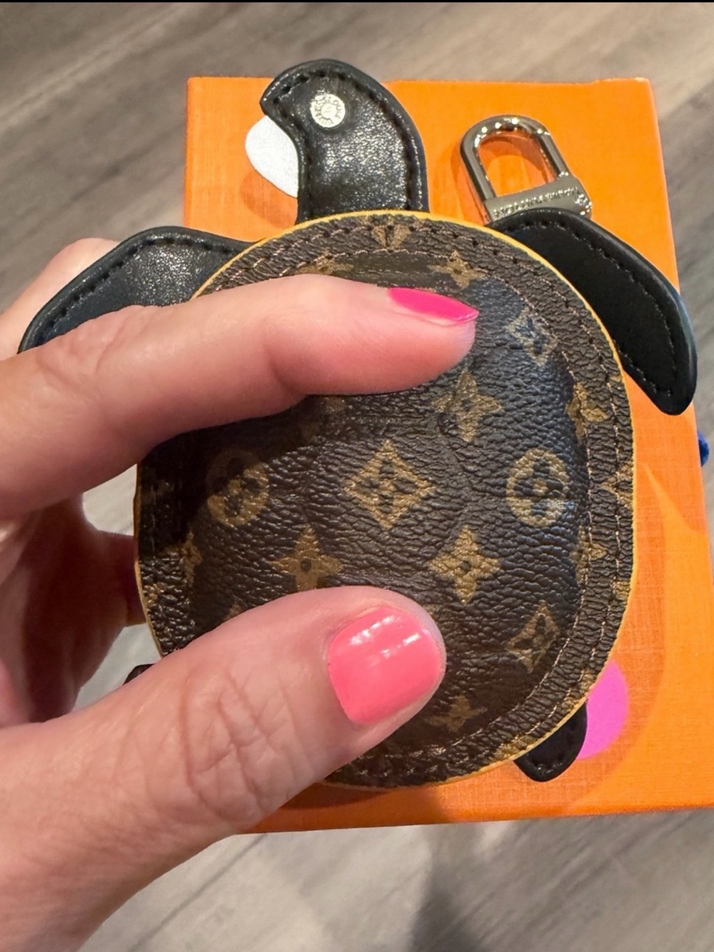 Inspired Turtle Coin Purse Keychain - Black and Yellow